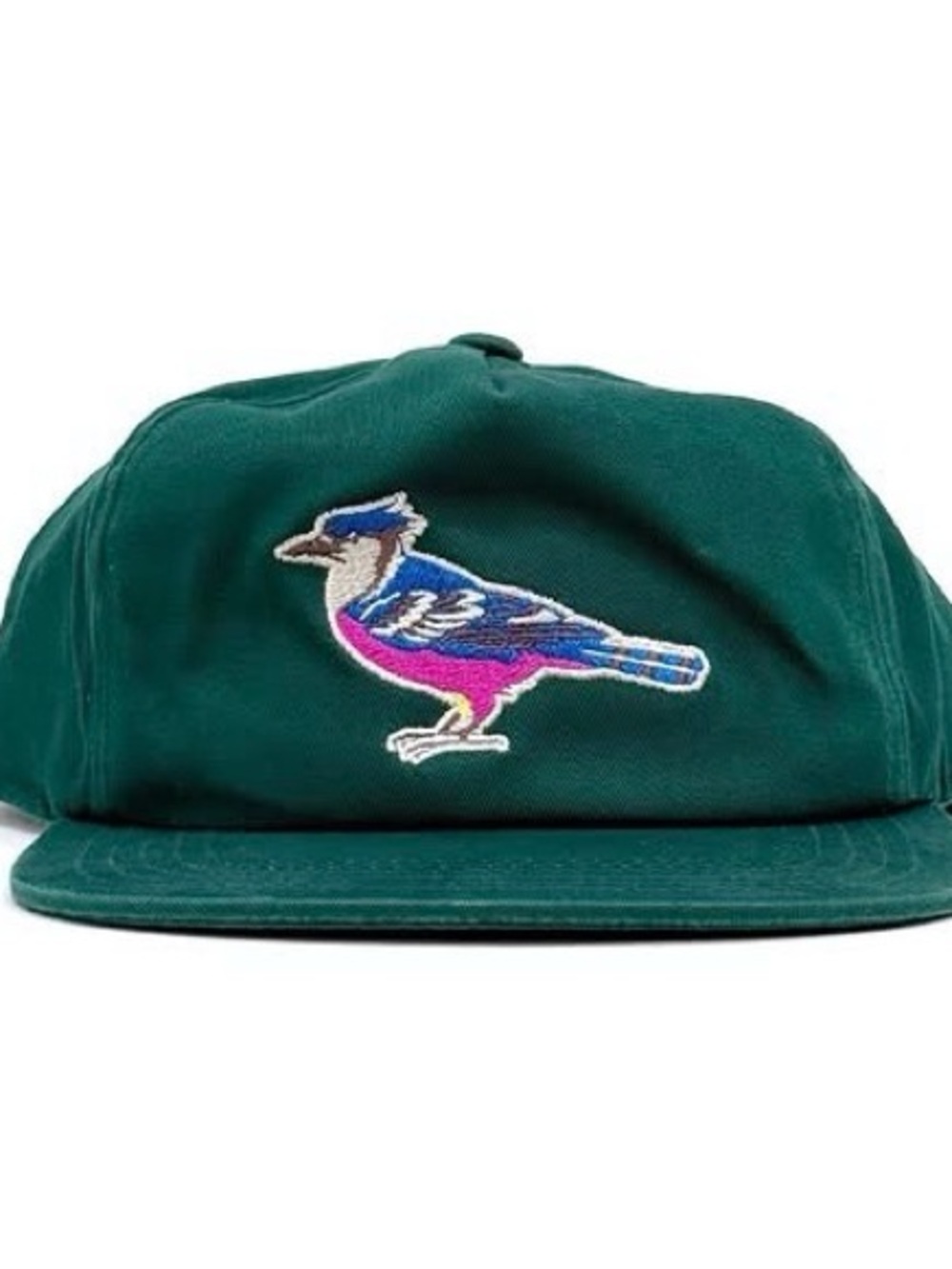 MLB Blue Jays Green Cap with Blue and Pink Bird Patch